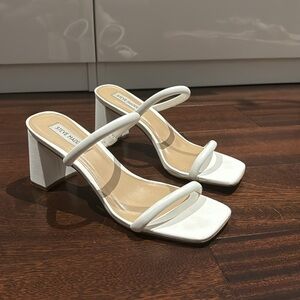 Steve Madden White Heels